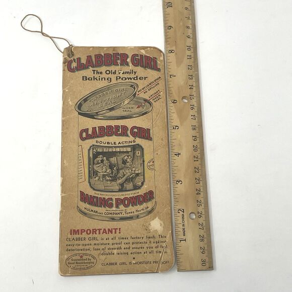 Vintage Clabber Girl Baking Powder Recipe Booklet Note Book with Writing In It - Picture 10 of 11